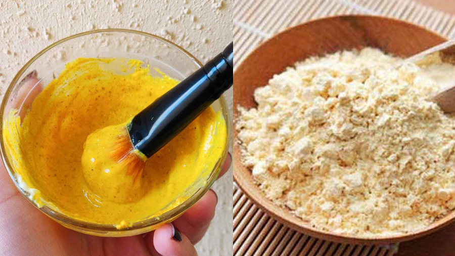 Gram flour for glowing skin, Use it like this