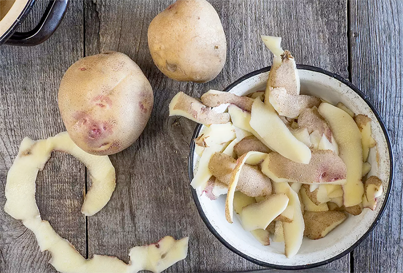 Amazing benefits of potato peel, white hair will disappear.