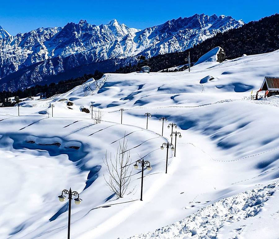 'Auli' best destination for Adventure, Know best way to reach here 2 Auli Himalayas
