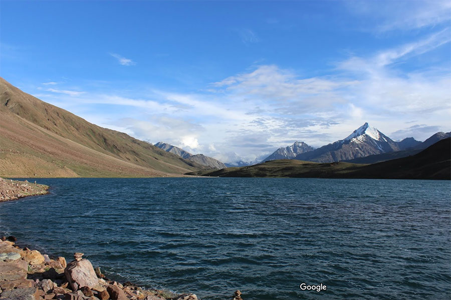 KAZA, Himachal Pradesh: High mountain trekking camp 14 The Moon Lake (Chandratal Lake), Kaza
