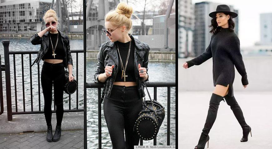 Wearing black color will make you look thinner !