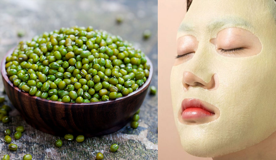 Your face will glow with Mung Bean, remove stains like this