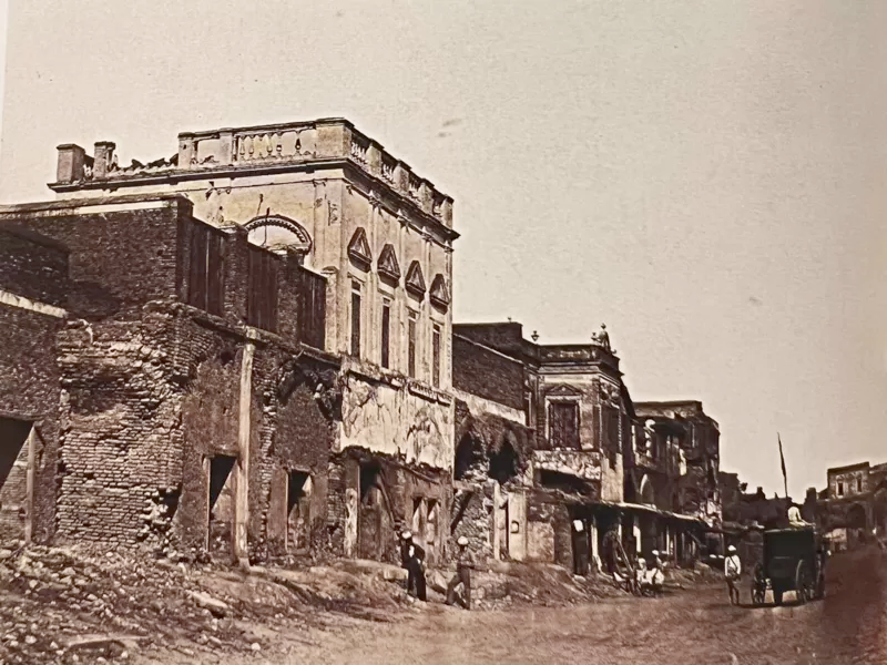 The house of Begum Samru where Bahadur Shah Zafar was kept after his arrest