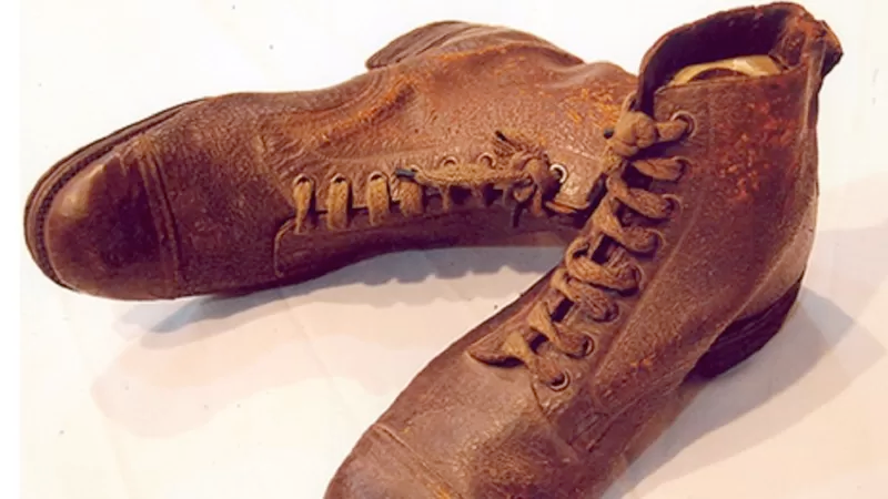 Bhagat Singh's shoes which he gifted to his fellow revolutionary Jaidev Kapoor