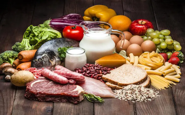 Nutrition or a balanced diet for a person