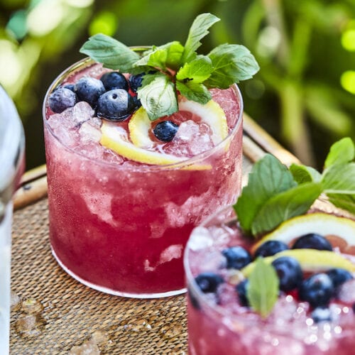 blueberry mint lemonade