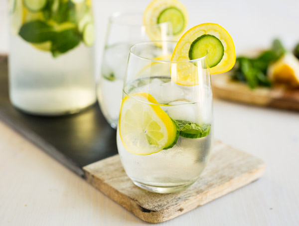 cucumber and mint water