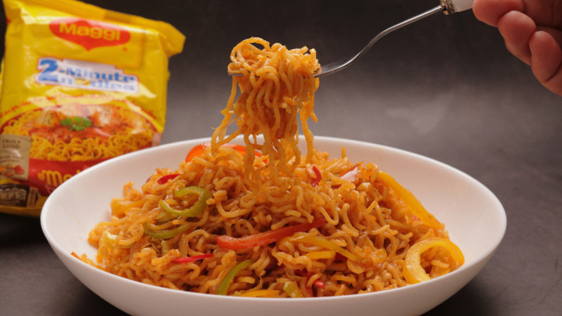 One should definitely try the viral Schezwan Maggi