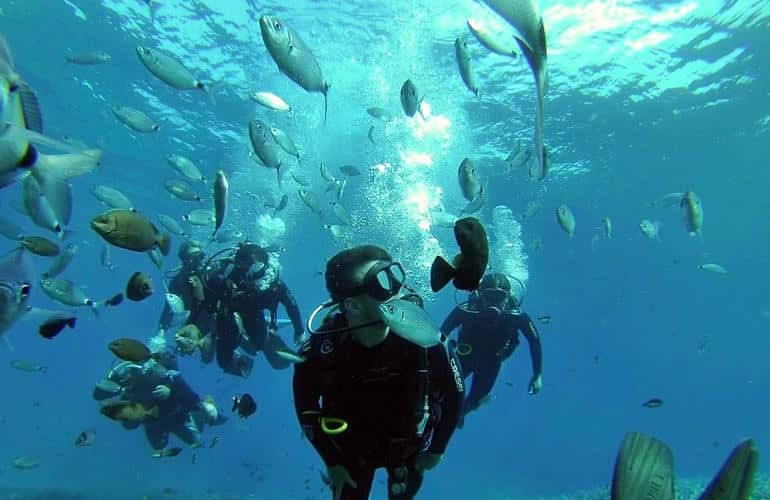 Pleasing island of Greece: Santorini 7 scuba diving