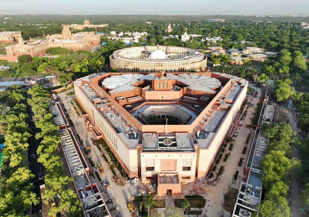 How is India's New Parliament Building and who built it? - The Monk