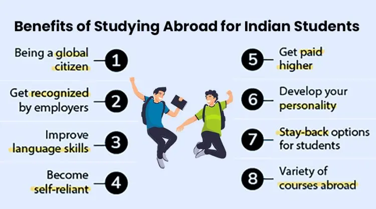 Why Indian students are migrating abroad 8 benefits of migrating abroad
