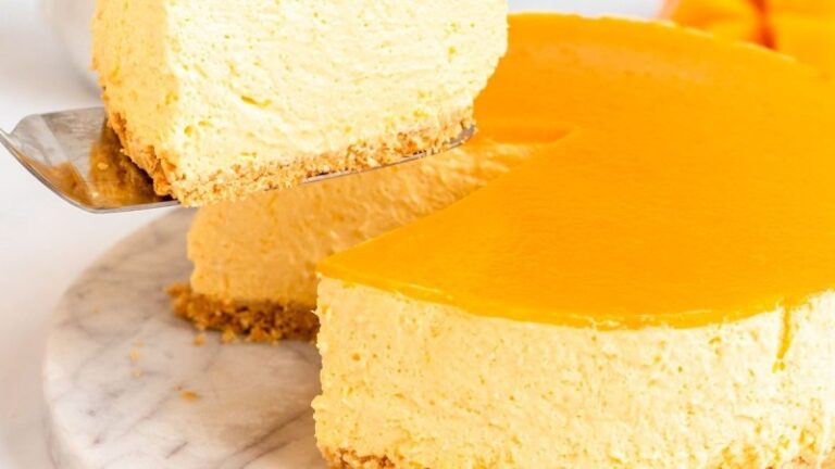 Irresistible mango cheesecake recipe
