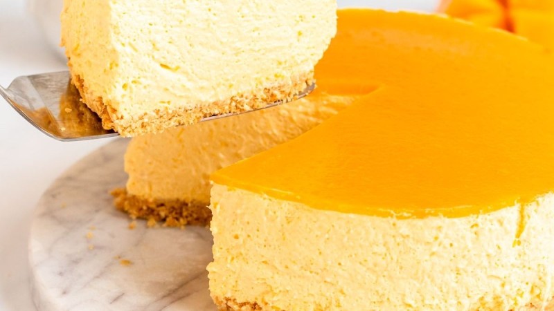 Irresistible mango cheesecake recipe