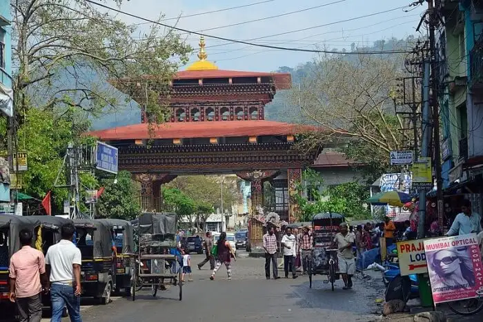 Phuentsholing Town in Bhutan