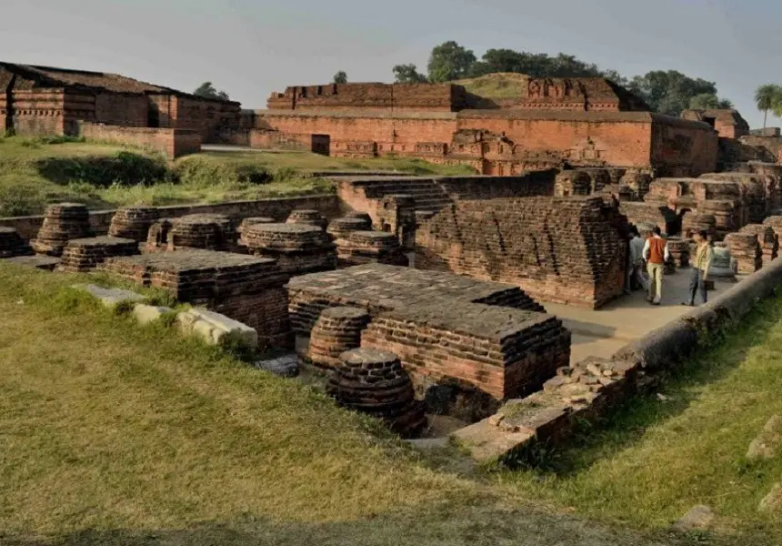 Nalanda university ruins