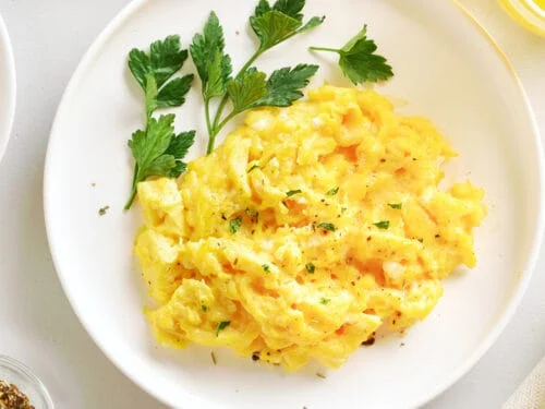 scrambled eggs