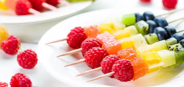 Healthy Snacks for Kids: Nourishing their Appetites 6 Fruit Kebabs