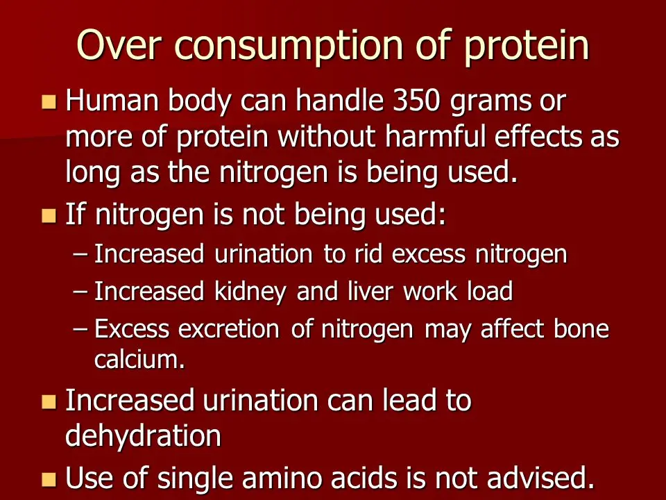 Effects of Overconsumption of Proteins