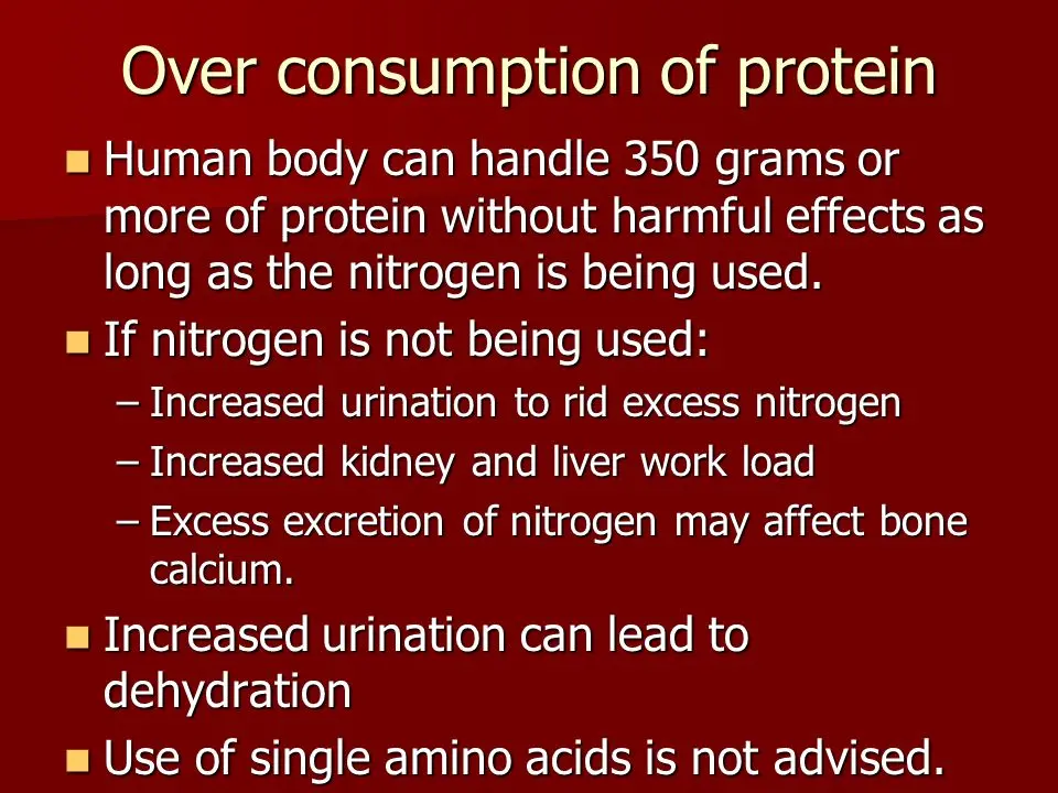Overconsumption of Proteins: Health Implications and Considerations 4 Effects of Overconsumption of Proteins