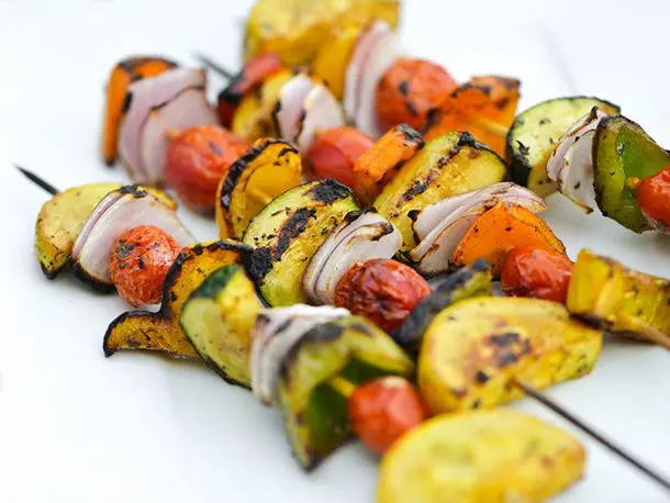  Grilled Vegetable Skewers