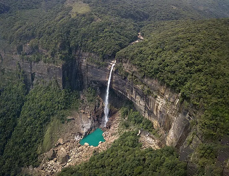 Waterfalls in India, 6 Highest : Exploring the Majestic Beauty 9 Nohkalikai Falls