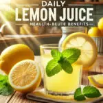 Daily lemon juice benefits