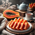 Eating Papaya In Winter