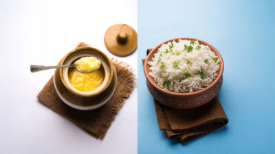 Rice with Ghee for Diabetics