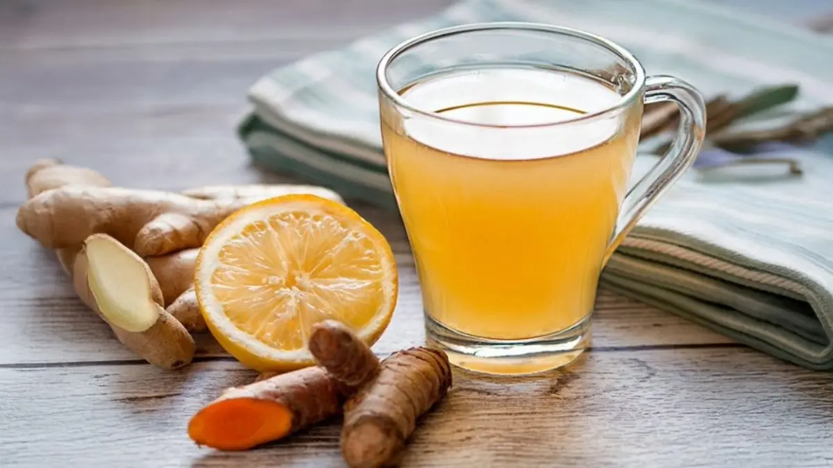 Lemon and Turmeric Water